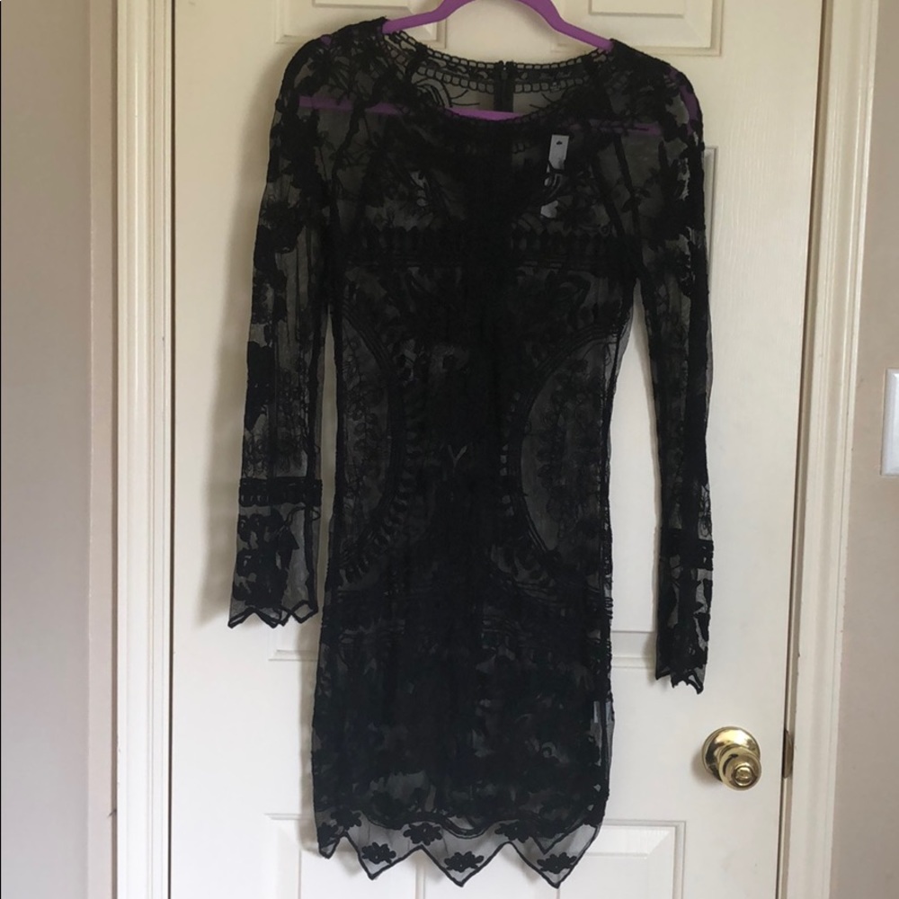 Black Lace Dress